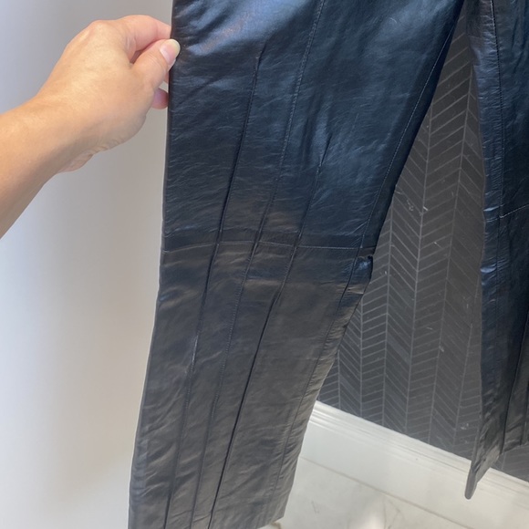 Rudsak vintage leather pants, very good condition, nice details - Picture 2 of 4